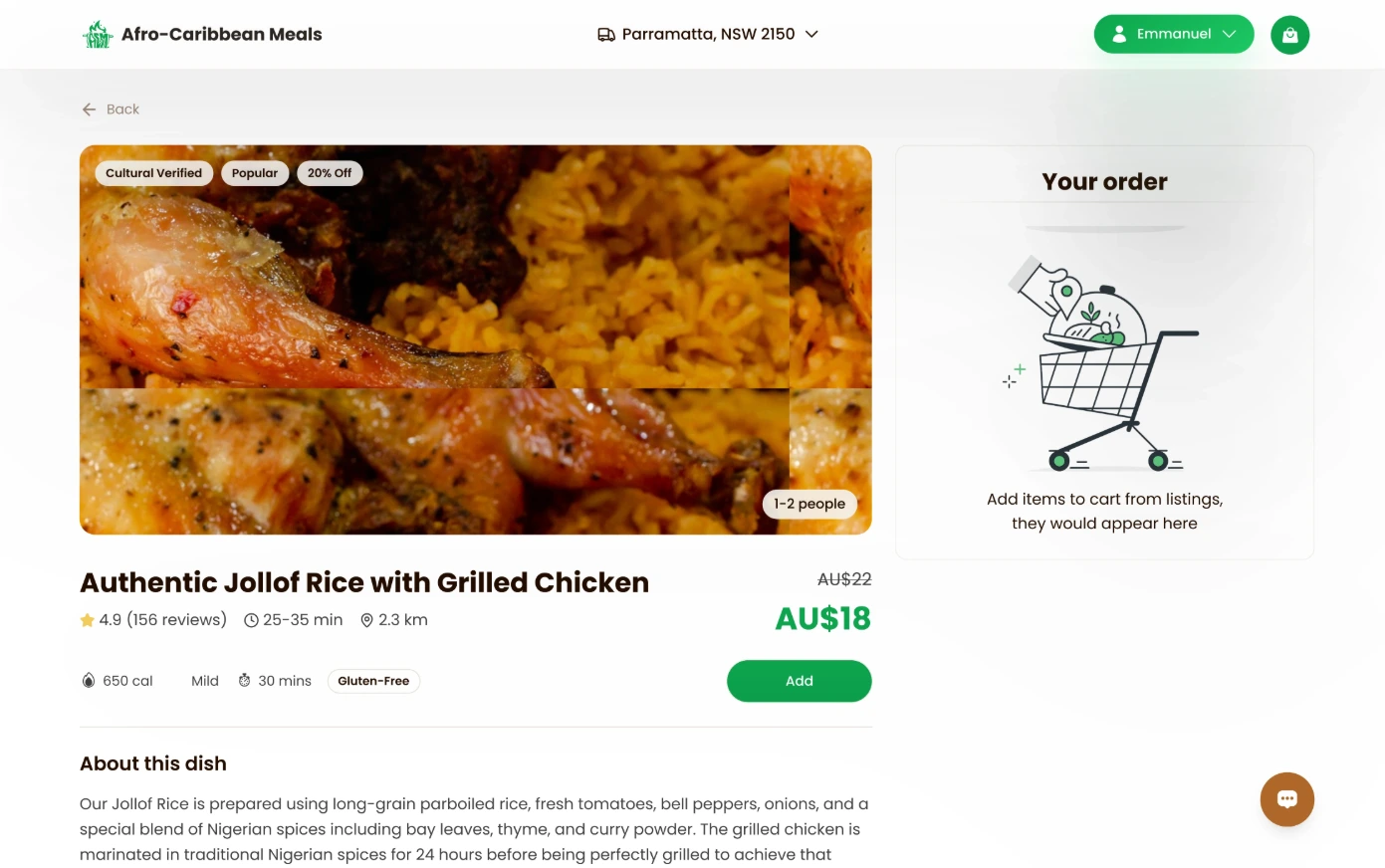 Authentic African Spices Marketplace