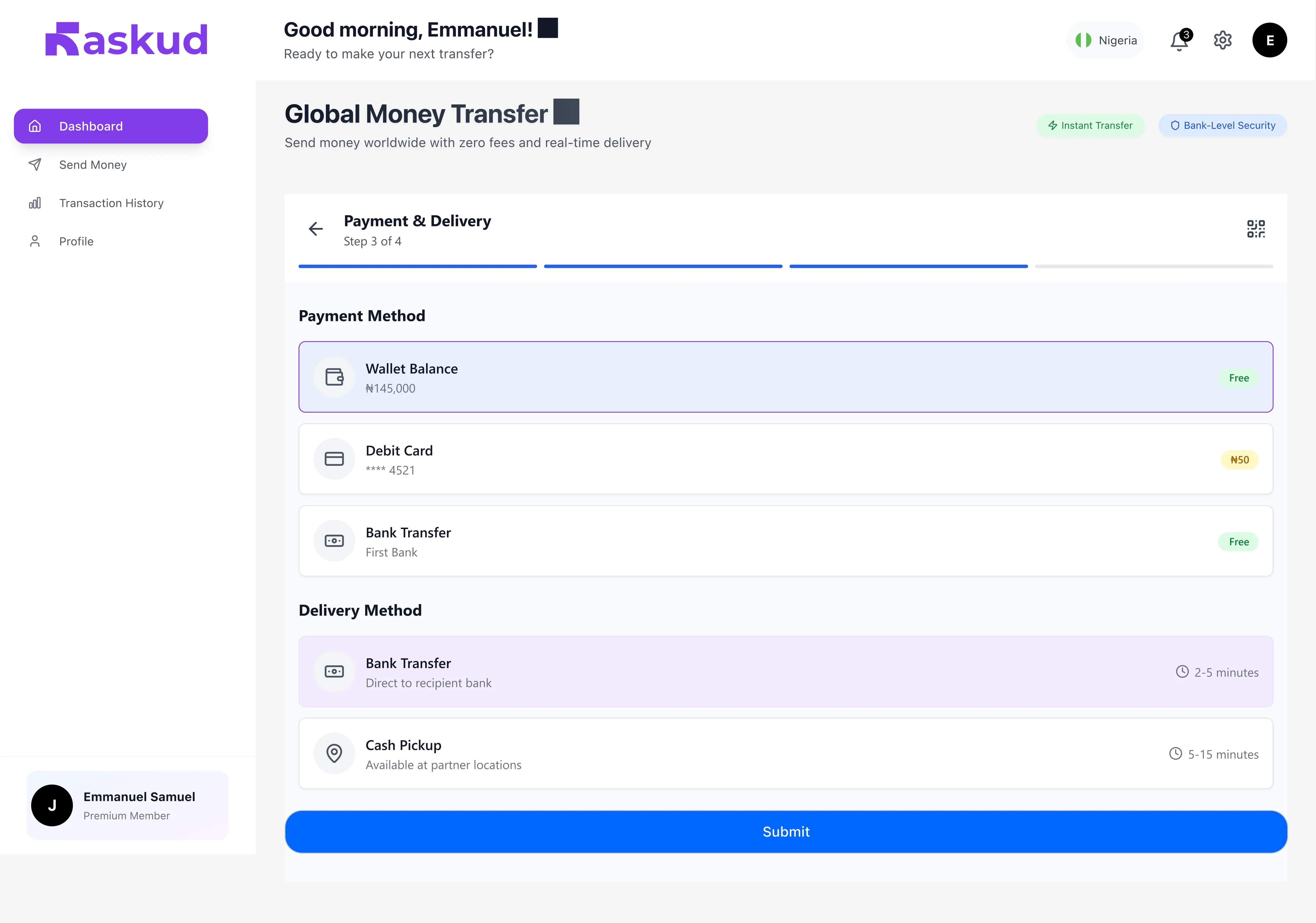 Remittance Security and Core Architecture
